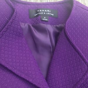 Tahari Open Drape Front Jacket size 4